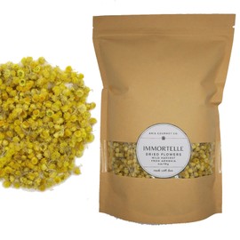 Generic Helichrysum Immortelle Dried Flowers (4 OZ = 113 grams) Sandy Immortelle Herb Tea Wild Harvest from Armenia