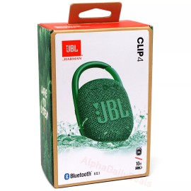 JBL Clip 4 ECO Green Portable Wireless Bluetooth Waterproof Speaker Carabiner