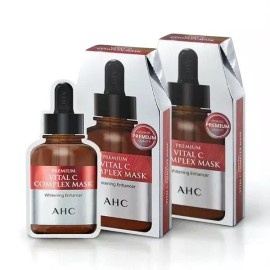 Gita AHC 프리미엄 바이탈C 콤플렉스 마스크팩 27g 10매 /미백앰플/비타민C 순면마스크 AHC Premium Vital C Complex Mask Pack 27g 10 sheets / Whitening Ampoule / Vitamin C Cotton Mask