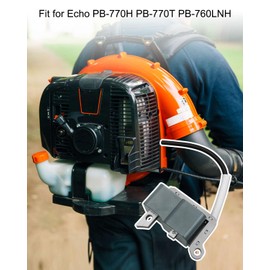 HUQUZN Ignition Coil with Spark Plug Fit for Echo Backpack Blower PB-770H PB-770T PB-760LNH Replace A411001521 C11454 A411001520 A411000490 A411000491