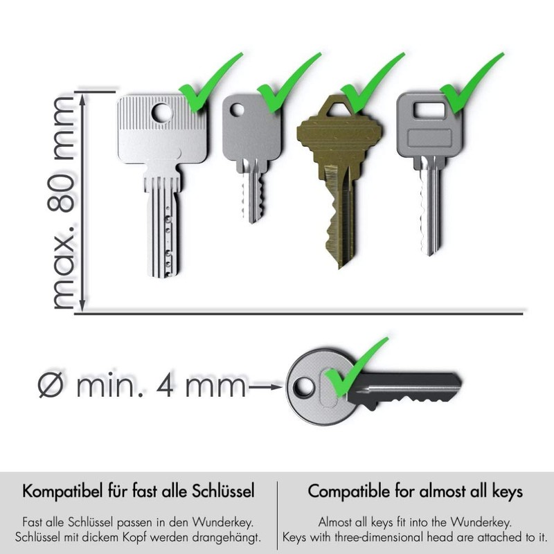 Wunderkey® - The Key Organiser Made in Germany with Premium