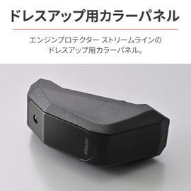 Daytona 48347 Motorcycle Engine Slider Optional Engine Protector Streamline Design Panel, Set of 2, Black