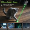 BORUIT EV20L LED Rechargeable Small EDC Flashlight with Green Beam,Pocket
