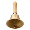 Bass Handbell Call Bell with Wooden Handle for Evening School