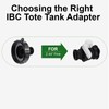 250-gallon IBC tote drain adapter, Water Hose Male Adapter for