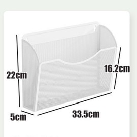 HUHSWOF Plus Size Magnetic Hanging Shelf for the Fridge, Cling Film, Kitchen Organisation, No Installation Required, Convenient Storage, Made of Carbon Steel (White)