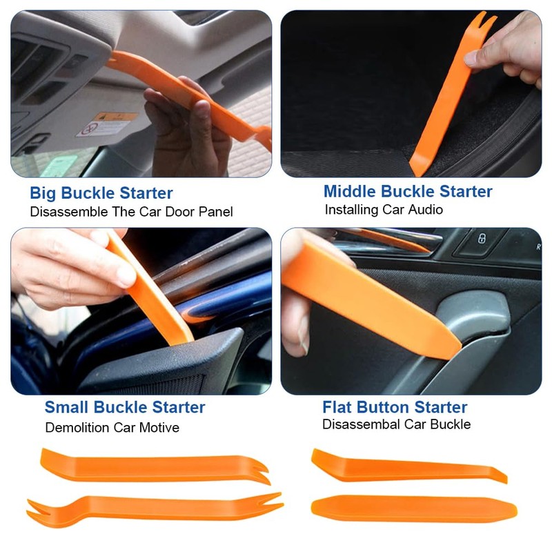 190 Stück Befestigungsclips Auto, Auto Befestigung Clips Set, 6 Arten