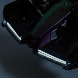 ZRRC RC COB Led Light Strip Headlights for 1/7th Arrma Limitless F1 Adhesive Front Lamp Strip Super Bright Remote Control RC Car Accessories Decoration