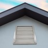 Qianly Louvered Vents Gable Vent with Screen Square Durability Effective