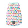 FuzzYard Candy Hearts Valentine's Fleece Lined Wrap Vest for Dogs