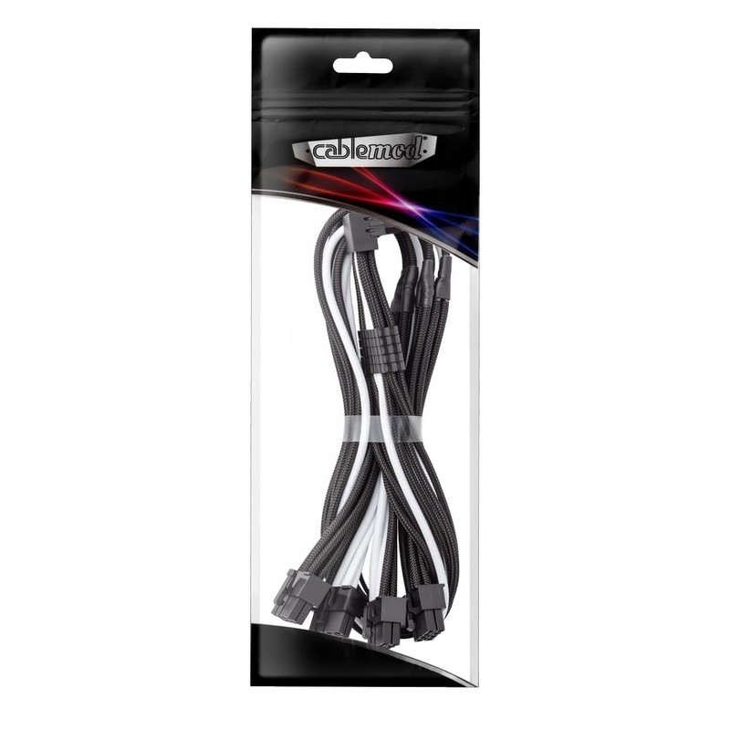 CableMod RT-Series Pro ModMesh Sleeved 12V-2x6 12VHPWR 90° StealthSense PCIe