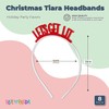 BLUE PANDA Set of 8 Holiday Headbands, Christmas Party Accessories