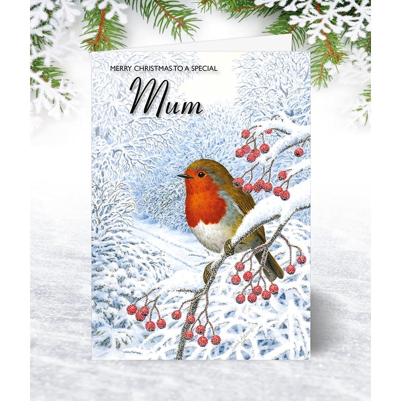 Olivia Samuel Mum Christmas Card - Medium Sized Card
