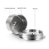 Refillable Coffee Capsules Stainless Steel Double Filtration Reusable Coffee Pods