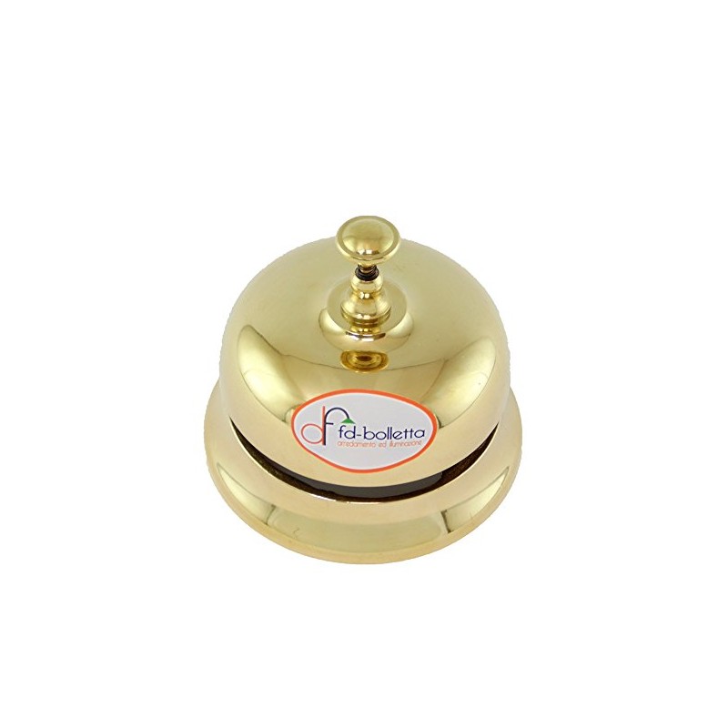 fd-bill furniture and lighting Hotel Bell Polished Brass, Table Bell,