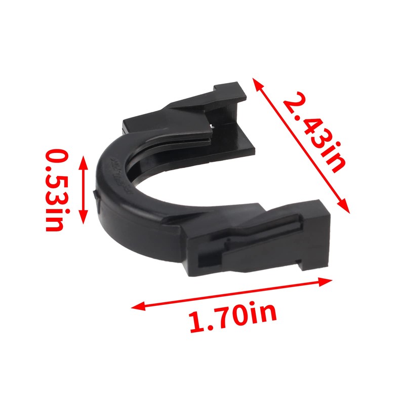 MOTOALL Upper Radiator Mount Bracket & Bushing 2Set for Nissan