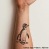 'Southern Rockhopper Penguin' Temporary Tattoo - Water Resistant, Skin-Safe, Non-Toxic
