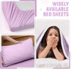 SmoothNovelty 4 Pcs Hospital Bed Sheets Set, Soft Knitted Standard