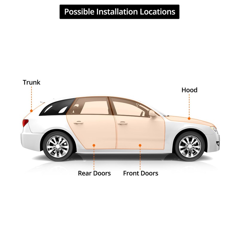 QWORK® 5M Car Door Edge Protector Strip, U-Shaped Door Seal