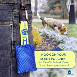 Race&Herd Race&Herd | Original Sniff and Seek Dog Scent Training Kit | Dog Brain Games | Hide and Seek Dog Toys Games | Fun Nose Work for Dogs | Dog Nosework Kit & Scent Work Kit for All Ages Dog