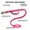 Tactical Dog Collar and Bungee Leash,Military Dog Collar & Leash