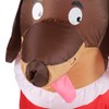 Inflatable Weiner Dog 1.5 Meters Illuminated Polyester Fiber Blow Up