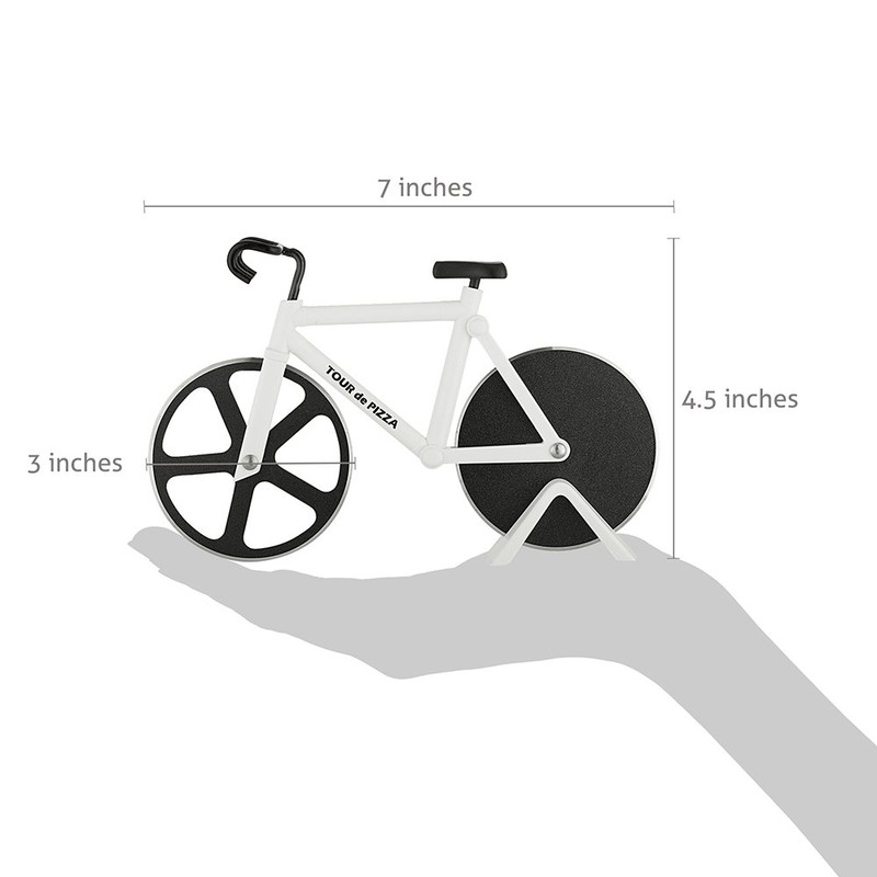 Bicycle Pizza Cutter - TOUR de PIZZA - Dual Stainless