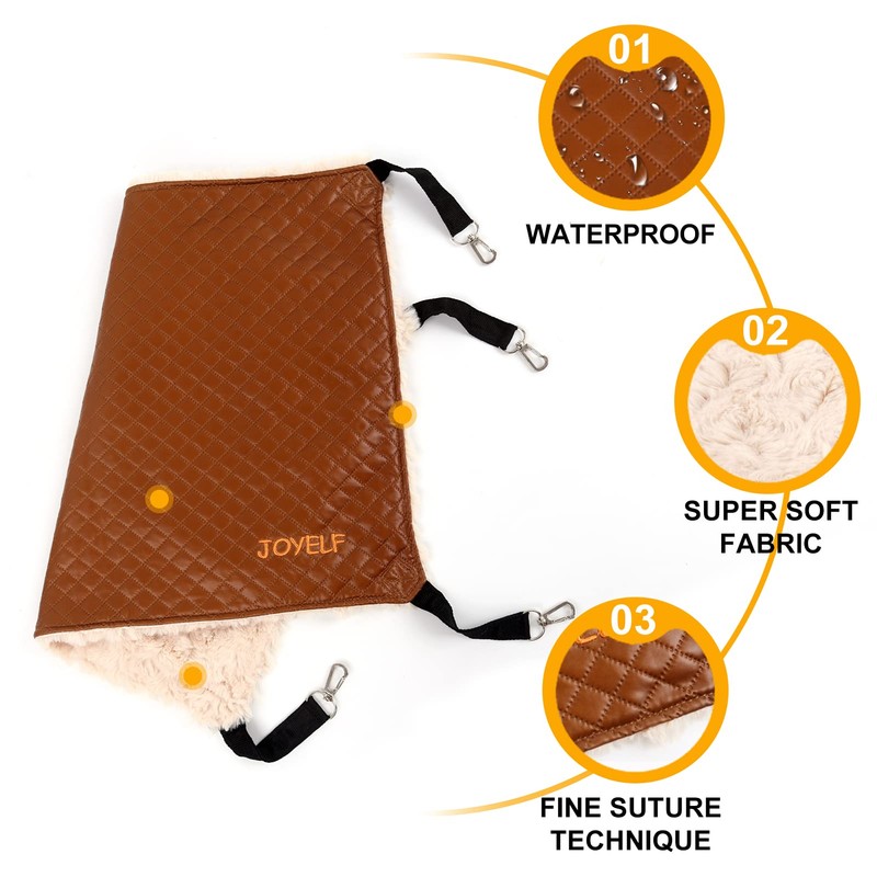 JOYELF Cat Hammock Bed, Large Reversible Cat Cage Hammock Hanging
