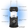 LED Camping Lantern USB or Solar Powered Rechargeable Emergency Lights