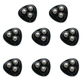 YUYUDEHM 8 Pcs Mini Caster Wheels Appliance Wheels Adhesive Miniature Swivel Rollers Stainless Appliance Sliders (Black)