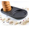 Zassenhaus Cast Iron Cruet for Storing Salt and Pepper Mill.