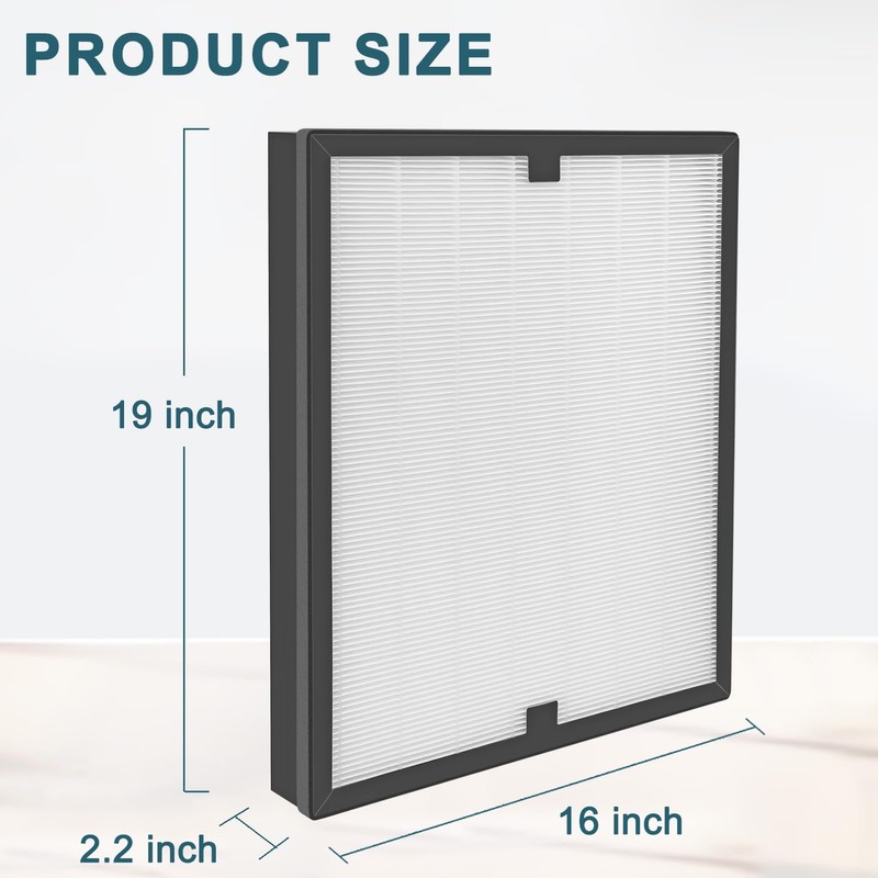 2pcs H13 Hepa Filter Replacement Compatible With Vevor Air Scrubber