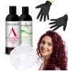 Shampoo Matizador Rojo + Tratamiento Con Keratina Alfamar