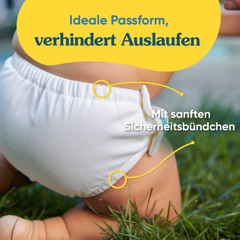 Charlie Banana Reusable Swim Nappy - White - S (5-9kg)