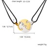 KEGUMINGX Cat Matching Necklaces Best Friend Necklace Couple Necklaces Heart