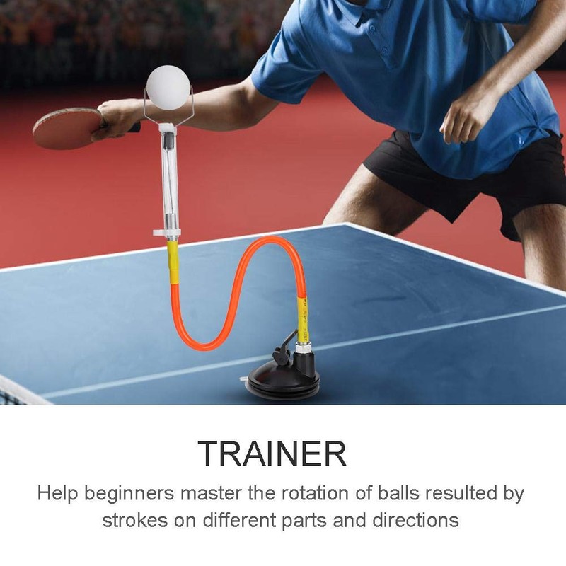SUNGOOYUE Table Tennis Ball Machine PVC Adjustable Table Tennis Training