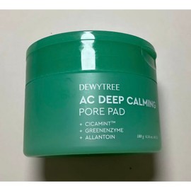 Dewytree [DEWYTREE] Dewytree AC Deep Soothing Pore Pads: Soothes Heat, Reduces Sebum, Soothes Skin, 60 Pads, 3 Packs / [DEWYTREE] 듀이트리 AC 딥 진정 모공 패드 열감진정 피지감소 피부진정, 60매입, 3개