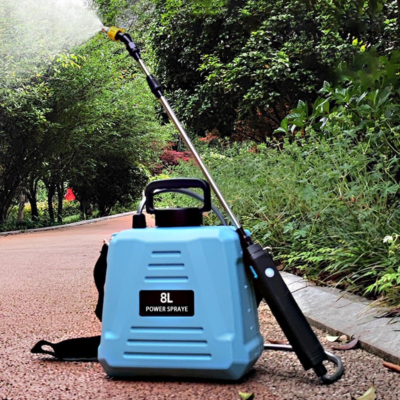 Electric Garden Sprayer, 8L/2 Gallon Capacity, Battery Powered, 3 Mist
