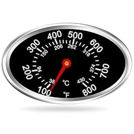 Grill Lid Thermometer Heat Indicator Replacement for 720-0697, 720-0737, BBQ Grill Temperature Gauge Replacement Parts for 720-0830H, 720-0888