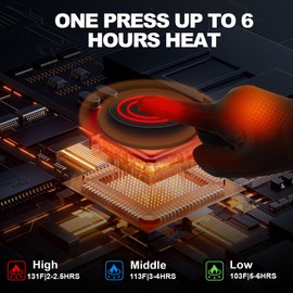 Heated Gloves for Men Women Liners Rechargeable Waterproof Electric Thin Gloves for Running Hiking Walking Driving