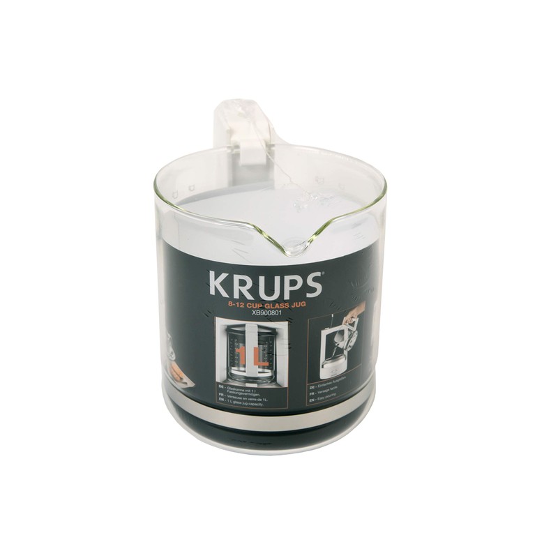 KRUPS XB9008 Glaskrüge/Thermokan, Papier, Weiß