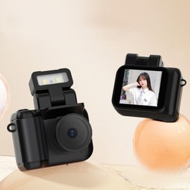Digital Camera - Small Digital Camera with LED Flash, Portable Vintage 1080P Thumb Camera for Travel Shooting, Portable Small Camera