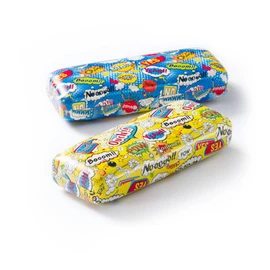 FEFI - Sturdy hard case glasses case COMIC, blue