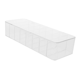 DOITOOL Electronics Organizer Box Compartments Cord Holder for USB Computer and Speaker Cables Tidy up Your Desk Space and Prevent