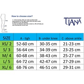 Medical Compression Tights, 2nd Grade With 23-32 mmHg Compression
