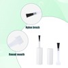 50pcs Nail Polish Replacement Brush, Soft Bristles Flat Head Nail