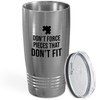 Puzzle Lover Stainless Edition Viking Tumbler 20oz - Don't Force