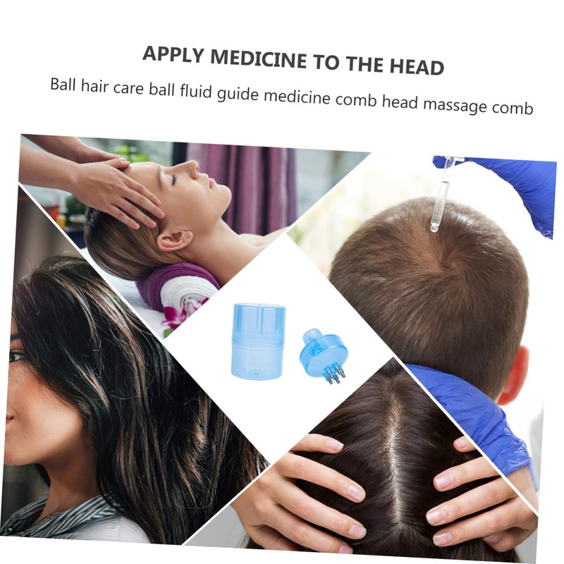 NOLITOY 3pcs Hair Oil Applicator Scalp Treatment Bottle Scalp Serum
