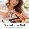 9-Piece Seafood Tools Set – 3 Zinc Alloy Crab Crackers