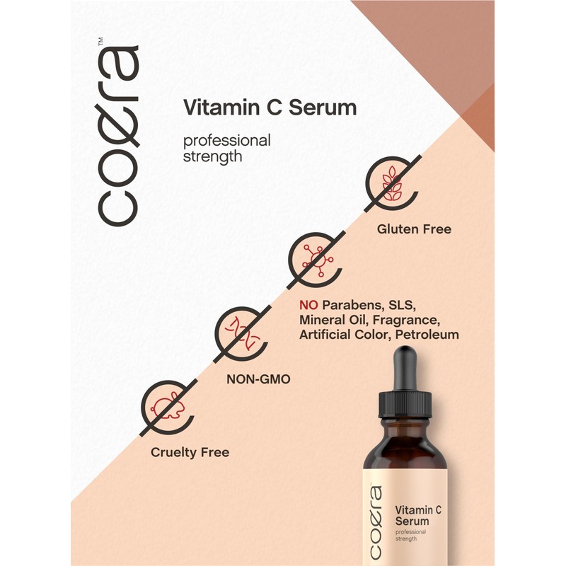 Coera Vitamin C Serum for Face | 2 oz |
